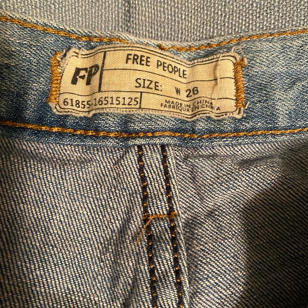 Highwaisted Free people Cropped Jeans - Picture 6 of 6